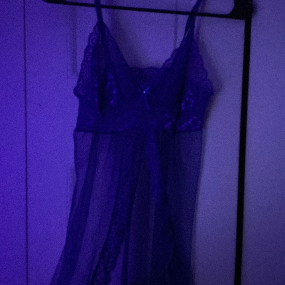 dark blue lace lingerie